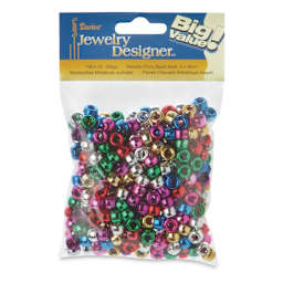 Darice Metallic Pony Beads