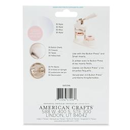 We R Memory Keepers Button Press Refills - Small (Back of packaging)