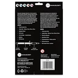 Manuscript Calligraphy Starter Kit (back of package)