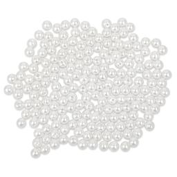 Craft Medley Pearl Acrylic Beads - White, 6 mm, Package of 185