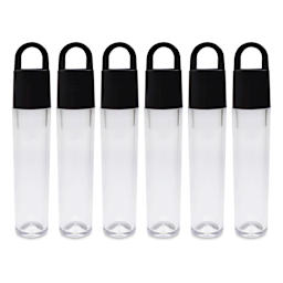 Craft Medley Plastic Storage Vials - 3", Package of 6