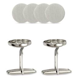 ImpressArt Stamp It Yourself Personal Accessory Kit - Cuff Links, contents laid out