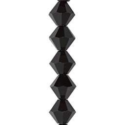 John Bead Preciosa Crystal Beads - Jet