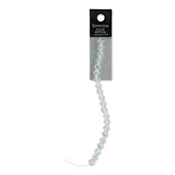 John Bead Preciosa Crystal Beads - Crystal, strand of rondell beads 