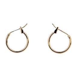John Bead Must Have Findings Huggie Hoops - Gold, 14 mm
