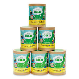 Creativity for Kids Creativity Cans - Front view of 6 stacked cans
