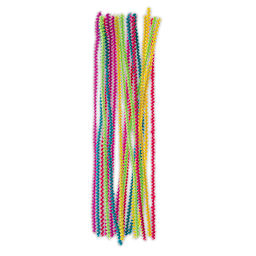 Darice Twisted Chenille Stems - Bright Colors