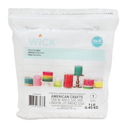 We R Memory Keepers Wick Candle Making Wax - Paraffin Wax, 1 lb front of packaging