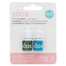 We R Memory Keepers Suds Soap Colorant - Set of 2, Cool Beach, 3 ml front of packaging