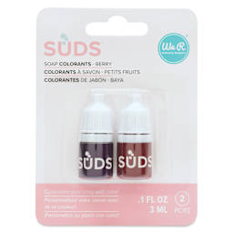 We R Memory Keepers Suds Soap Colorant - Set of 2, Berry, 3 ml front of packaging