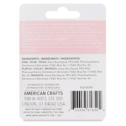 We R Memory Keepers Suds Soap Colorant - Set of 3, Berry,  3 ml back of packaging