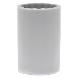 Rico Design Silicone Candle Mold - Fluted Cylinder, 2.4" x 2.4" x 3.5" - upright