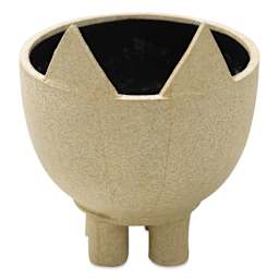 DecoPatch Paper Mache Planter - Front view of Cat Planter