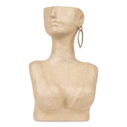 DecoPatch Paper Mache Planter - Woman Bust Vase
