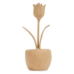 Decopatch Paper Mache Potted Flowers - Tulip