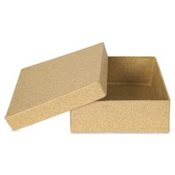 DecoPatch Paper Mache Box - Square, 3.9" x 3.9" x 1.4"