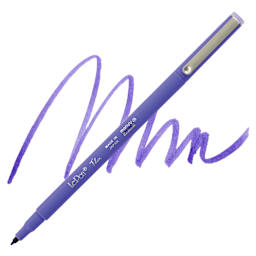 Marvy Uchida LePen Flex Marker - Amethyst, swatch and marker