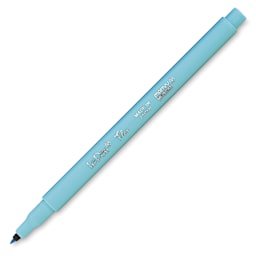Marvy Uchida LePen Flex Marker - Pale Blue, cap off