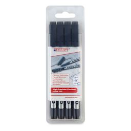 Edding 1880 Drawliner Pen - Front of package of Set of 4 Black Pens