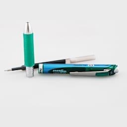 Pentel EnerGel RTX Gel Pen - Green, 0.5 mm, disassembled