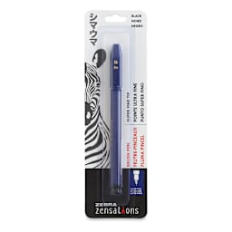 Zebra Zensations Fude Brush Pen - Super Fine, Black - front of packaging