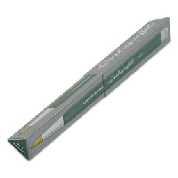 Leuchtturm1917 Drehgriffel Nr. 1 Ballpoint Pen - Olive front of packaging, angled view