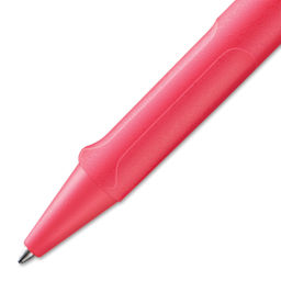 Lamy Safari Ballpoint Pen - Special Edition, Sunset Coral, close-up of the tip