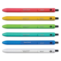 Paper Mate Inkjoy Gel Bright Pens - Assorted Colors, Set of 6, point retracted