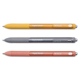Paper Mate Inkjoy Retractable Metallic Gel Pens - Assorted Colors, Set of 3