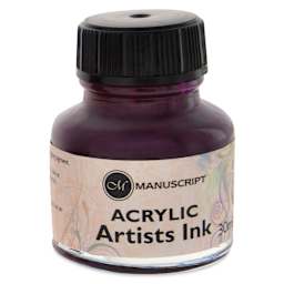Manuscript Acrylic Artist's Ink - Purple Lake, 30 ml