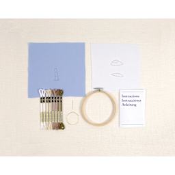 DMC 3D Embroidery Kit - Prince Mushroom contents