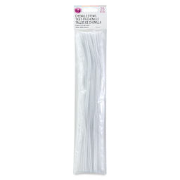 Cousin DIY Chenille Stems - White front of packaging