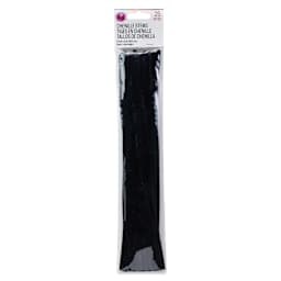 Cousin DIY Chenille Stems - Black front of packaging