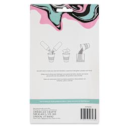 American Crafts Color Pour Resin Barrette Mold Kit back of packaging