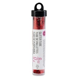 Cousin DIY Glitter - Metallic Red, .6 oz Tube