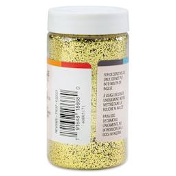 Cousin DIY Glitter - Gold, 4 oz Jar back of container