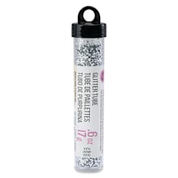 Cousin DIY Glitter - Silver, .6 oz Tube