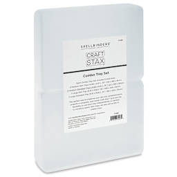 Spellbinders Craft Stax Tray Set - Set of 6, Combo, Assorted Sizes front of packaging