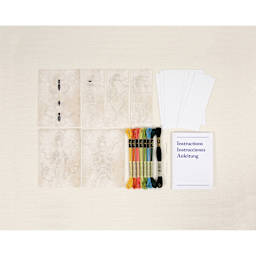 DMC Embroidery Card Kit - Animals contents