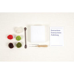 DMC Felting Kit - Woodland contents