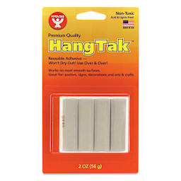 Hygloss HangTak Removable Adhesive Putty - 2 oz front of packaging