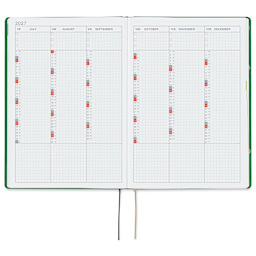 Hobonichi Techo HON 2027 Bow & Tie Collection Planners - A5, Sheep, six month view