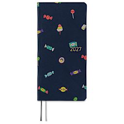 Hobonichi Techo 2027 Weeks Bow & Tie Collection Planners - 3.7" x 7.4", Candy, front