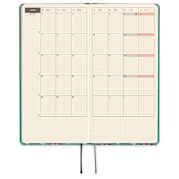 Hobonichi Techo 2027 Weeks Planners - 3.7" x 7.4", Kitagishi Cat, monthly pages