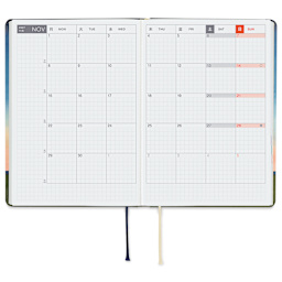 Hobonichi Techo HON 2027 Planners - A6, Kubota Moon, monthly pages