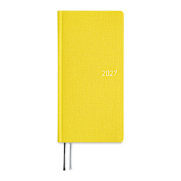 Hobonichi Techo 2027 Weeks Planners - 3.7" x 7.4", Canaria Yellow, front cover
