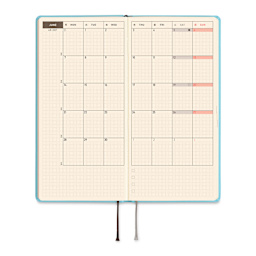 Hobonichi Techo 2027 Weeks Mega Planners - 3.7" x 7.4", Sea Glass