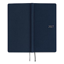 Hobonichi Techo 2027 Weeks Planners - 3.7" x 7.4", Midnight Blue