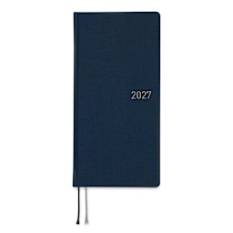 Hobonichi Techo 2027 Weeks Planners - 3.7" x 7.4", Midnight Blue