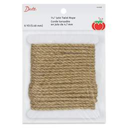 Dritz Jute Twist Rope - 3/16", 6 yds front of packaging